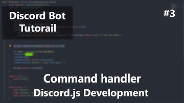 Discord.js Bot Development - Command Handler - Episode 3