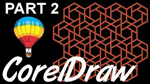 Corel Draw Tips & Tricks Geometric Pattern with a 6 sided POLYGON Part 2