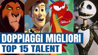 I migliori 15 talent prestati al doppiaggio