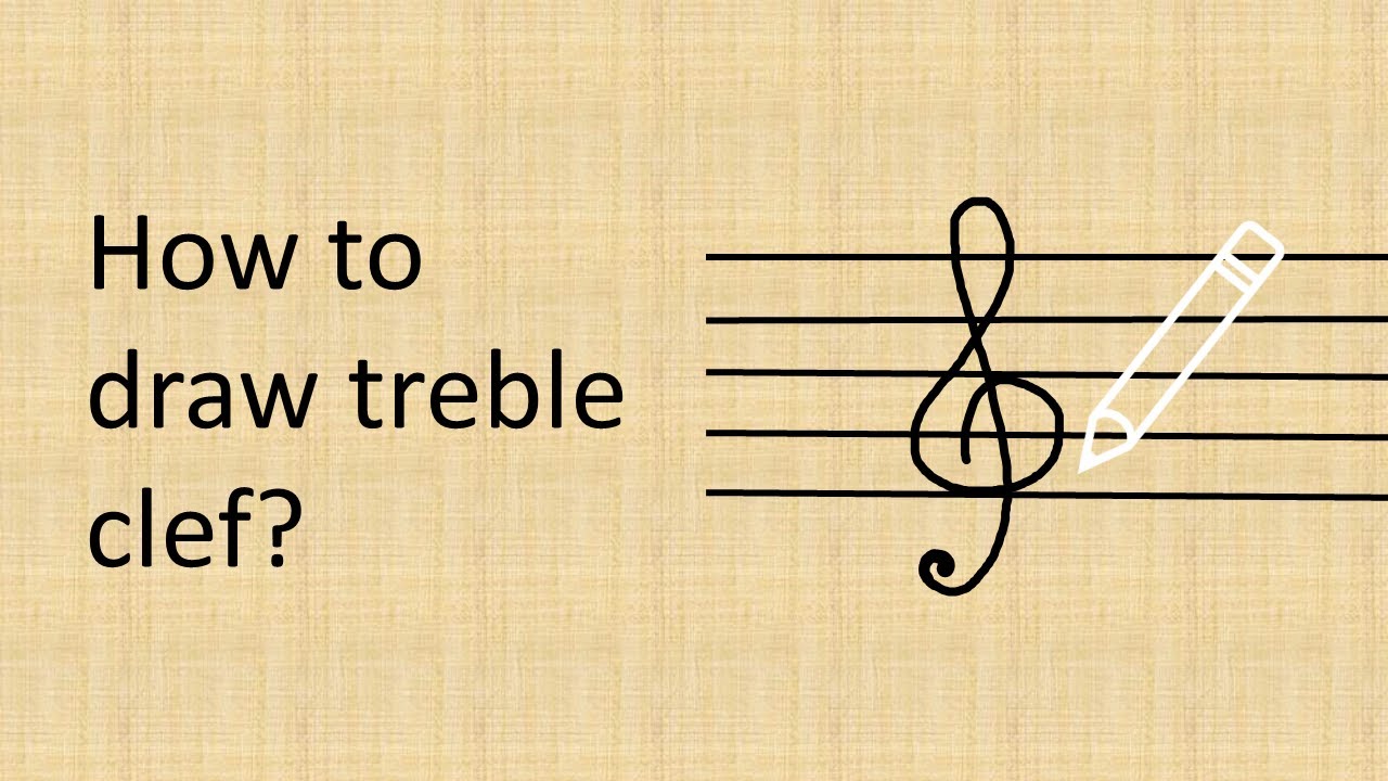 How to draw Treble Clefs on staff? - YouTube