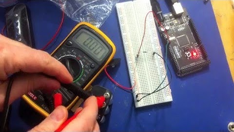 Arduino tutorial 4. DC Voltage meter