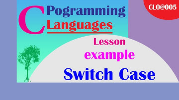 "CLO@005-Syntax Switch Case and Example Choice month in C Programming Languages"