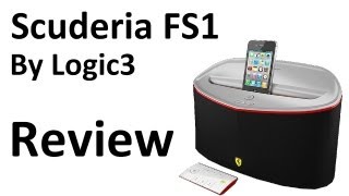 Today i review the ferrari inspired speaker dock from logic3 called
scuderia fs1 which features an ipod connector (not lightning),
bluetooth and 3.5...