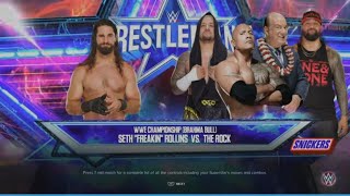 WWE 2K23 - The Rock vs Seth Rollins