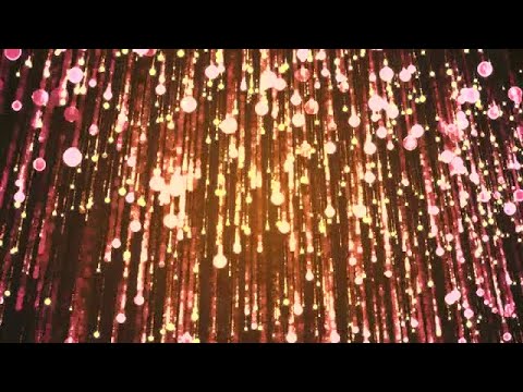 Gold And Red Particle Rain Stock Motion Graphics