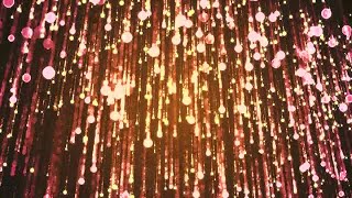 Gold And Red Particle Rain Stock Motion Graphics