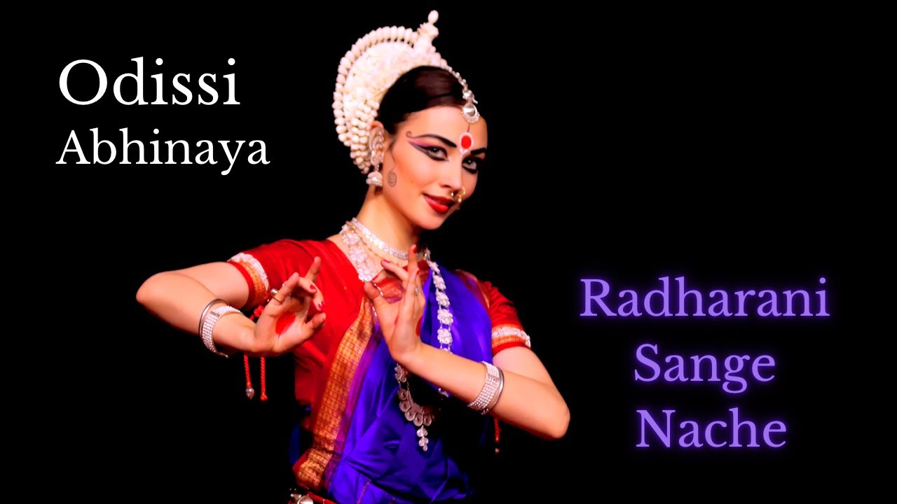Odissi Dance by Sofya Kuharenok  Radharani Sange Nache  Abhinaya