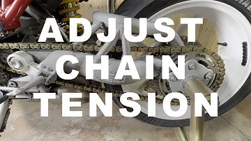 Adjust Chain Tension for Single Sided Swingarm - Ducati S2R 1000