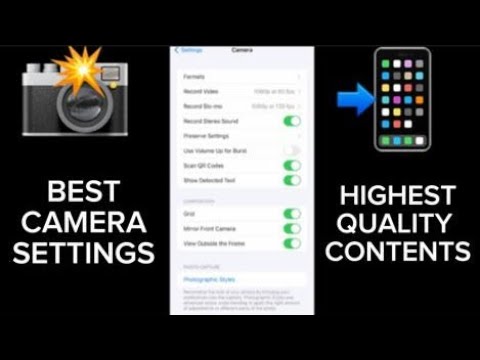 2023 BEST IPHONE CAMERA SETTINGS FOR CRISP PHOTOS & VIDEOS - YouTube