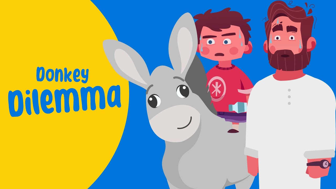 The Man His Son And Their Donkey Donkey And Farmer Story In English farmer-and-his-sons-short-moral-story-10-lines-story-writing-10-lines