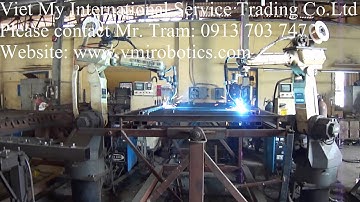 Robot hàn, Robot gắp, Robot sơn ....OTC Daihen, Motoman, ABB.....Cty Việt Mỹ