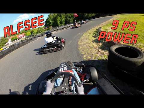 Kartbahn am Alfsee mit 9 PS Karts: endlich wird die Bremse wichtig! (POV)