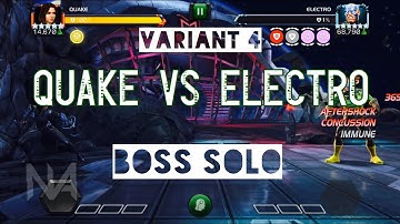 Quake vs Variant 4 (Waning Moon) Electro - Boss Solo
