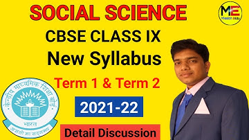 CBSE Class IX Social Science Term Wise Syllabus | Class 9th Social Science Reduced Syllabus 2021-22