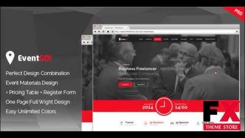 Preview EventGo - Onepage Event Landing Page TFx