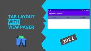 Tab Layout With ViewPager in Android | Android Tutorial 2022 #android #tablayout #viewpager