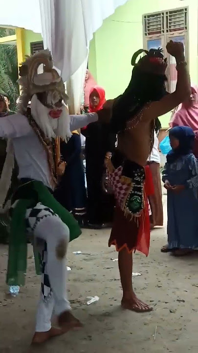 AKSI BUTO CAKIL & HANOMAN SAAT TEMU MANTEN ADAT JAWA #shorts #temumanten #adat #jawa