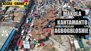Makola Market - Kantamanto Market and Agbogbloshie Market in Accra Ghana 4K