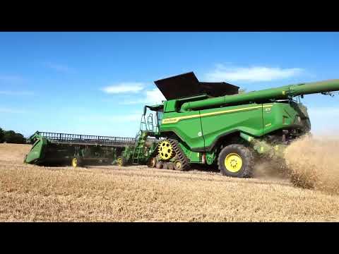 wheat harvesters and