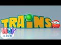 Trenuri pentru copii 🚂 Desene Animate - Trenuletele | Episoadele 71-80 | HeyKids