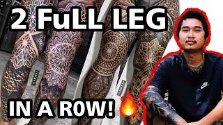 OMG!! FIRST TIME DOING MANDALA BUT HE WANT BOTH LEG FULL !!!