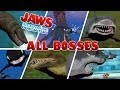 Jaws ultimate predator all bosses  giant sea monsters battles wii