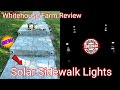 Installing Solar Sidewalk Lights