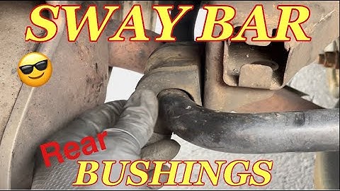 HONDA PILOT Rear SWAY BAR BUSHINGS Replacement - How to Change Sway Bar Bushings on Honda Pilot