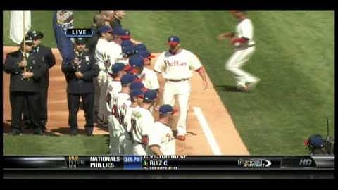 Philadelphia Phillies 2010 Home Opener Pregame Introductions