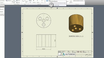 Creating Technical Drawings in Autodesk Inventor Tutorial