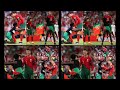 A fan invades the pitch to kiss Cristiano Ronaldo&#39;s feet and lift him #cr7 #euro2024