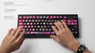 The Punky Street Keycaps | Typing test & ASMR
