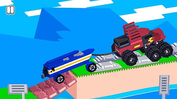 Fancade Drive Mad Fun Drive Long Train, Offroad GMC TRUCK All New Levels Gameplay