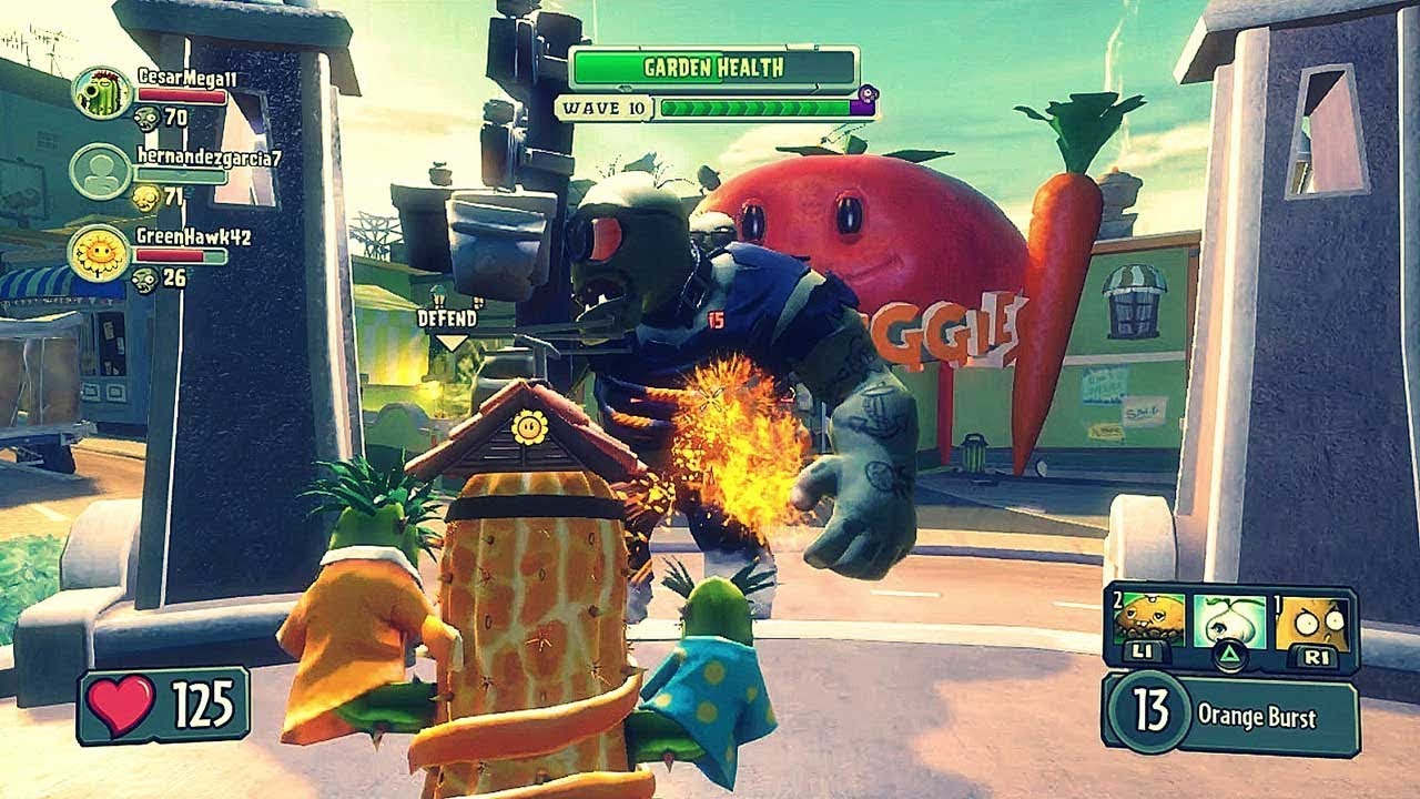 PLANTS VS ZOMBIES GARDEN WARFARE GARDEN OPS - YouTube