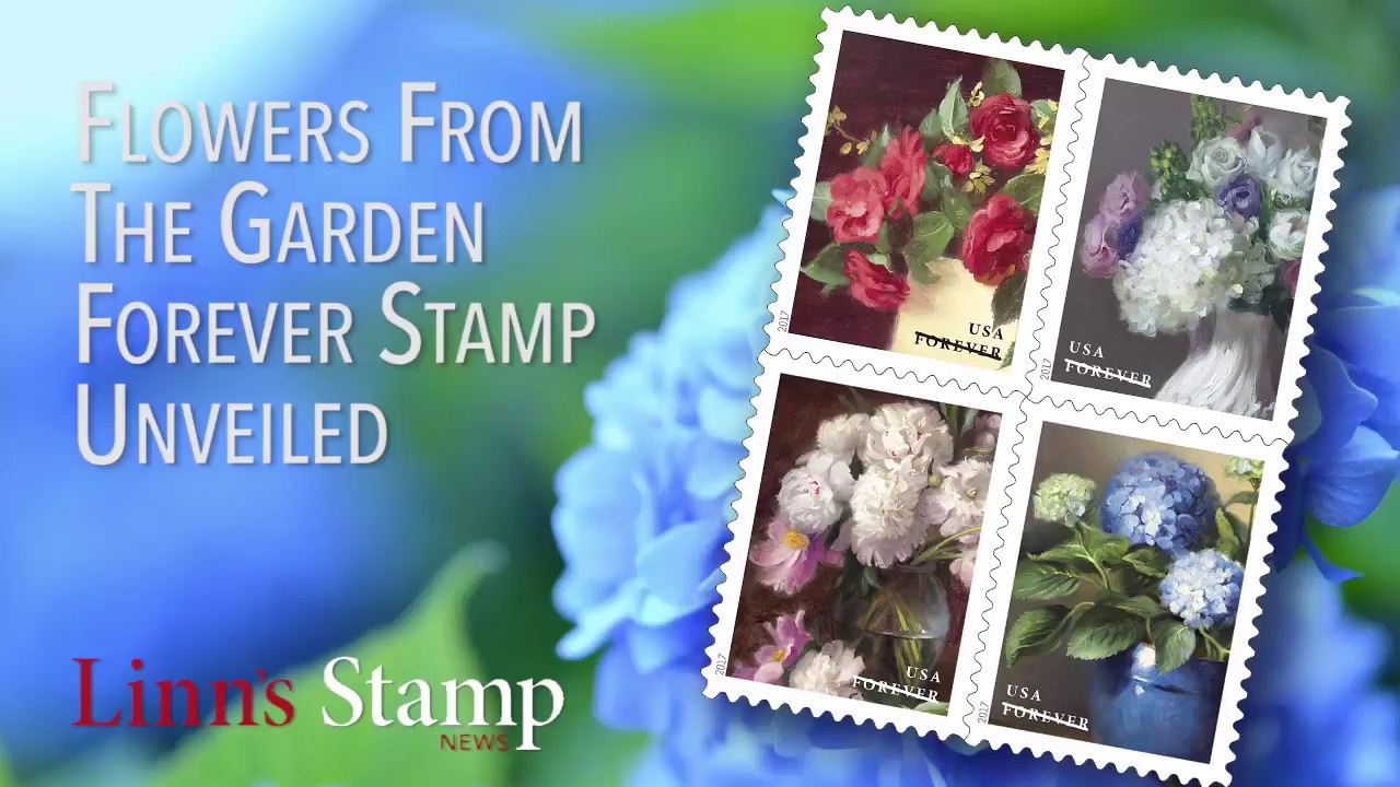 Flowers From The Garden forever stamp release YouTube