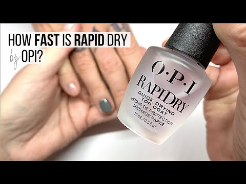 Video: OPI RapiDry Top Coat Review