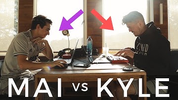 10 MINUTE BEAT BATTLE CHALLENGE VS MAI! *making a beat in fl studio*