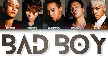 BIGBANG (빅뱅) - BAD BOY (Color Coded Lyrics Eng/Rom/Han)