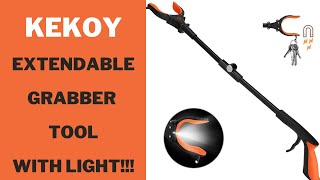 KEKOY Extendable Grabber Reacher Tool with Headlight!! screenshot 4