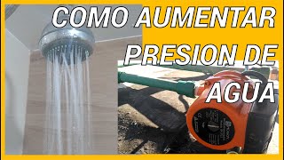 Bomba de presión de agua