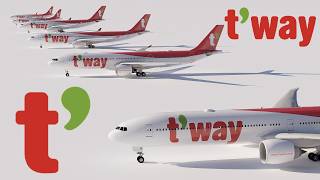 Overview of T'way Air Aircraft Fleet (August 2025)