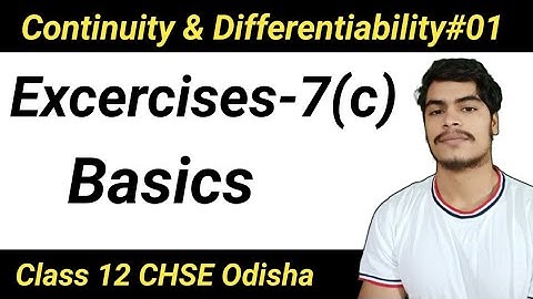 Differentiation -01ll +2Science  second year l Excercise-7(c) l Elements of mathematics l