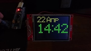 Доработка "Прототип часов с анимацией на stm32 + tft ILI9341"