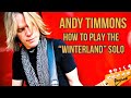 Andy Timmons - How to play the “Winterland” solo