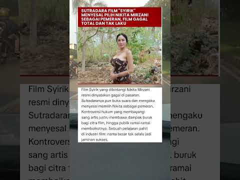 Sutradara Film Syirik