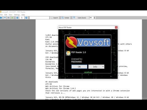 free for mac download Vovsoft PDF Reader 4.3