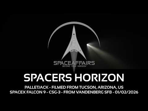 Spacers Horizon: Jellyfish - Palletjack from Tucson, AZ - SpaceX CSG-3 - Vandenberg Space Force Base