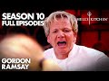Things Get UGLY In The Kitchen! | Hell's Kitchen | Season 10 - Episodes 4, 5, 6 | Gordon Ramsay