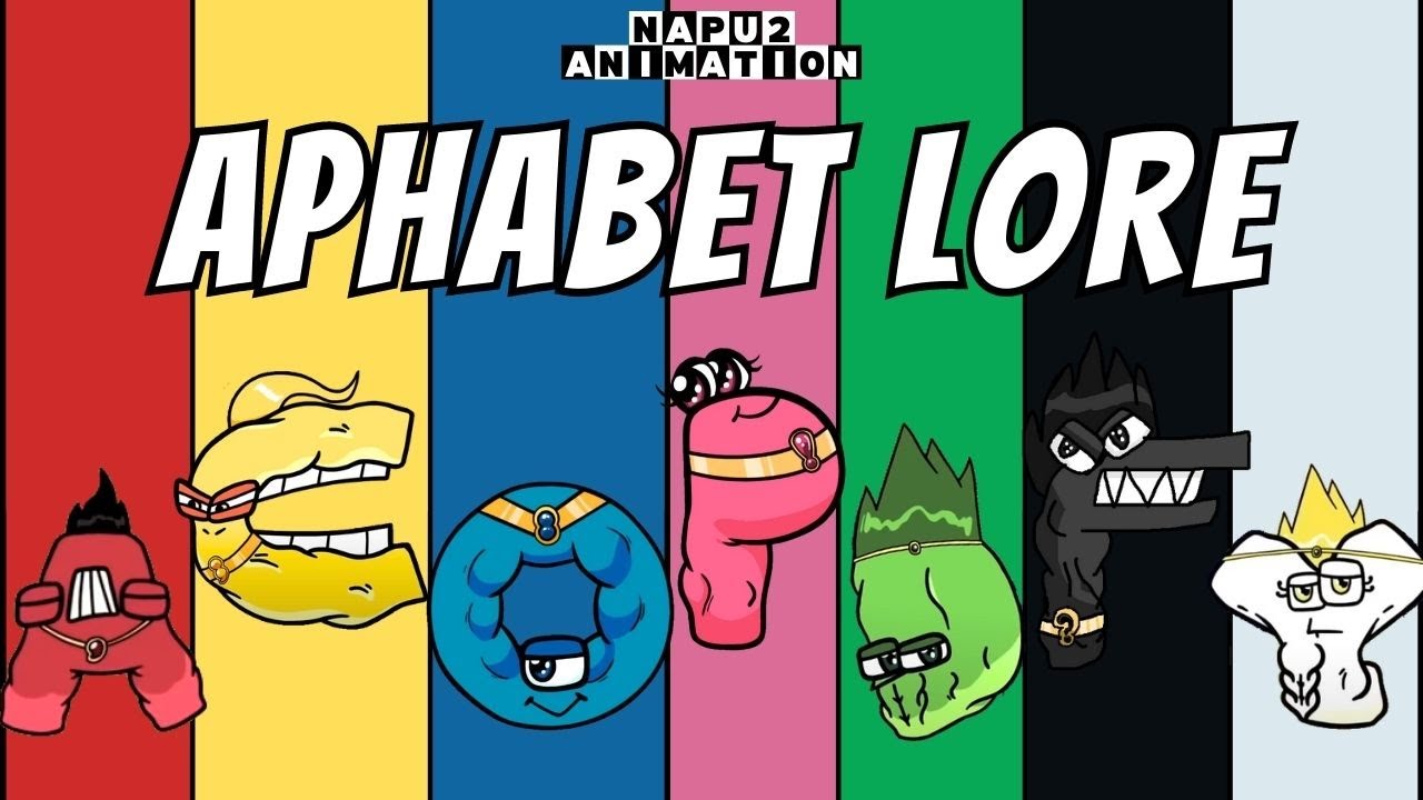 Lowercase Alphabet Lore Concept A-H - Comic Studio