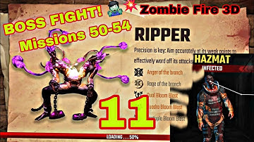 Zombie Fire 3D – Boss Fight & Bloody Missions 50-54! 🧟‍♂️💥